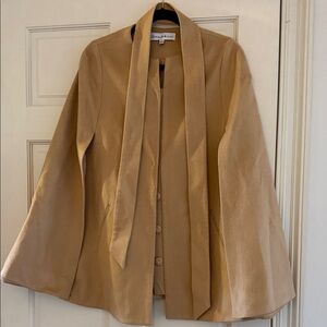 Tan Women's Belted Cape